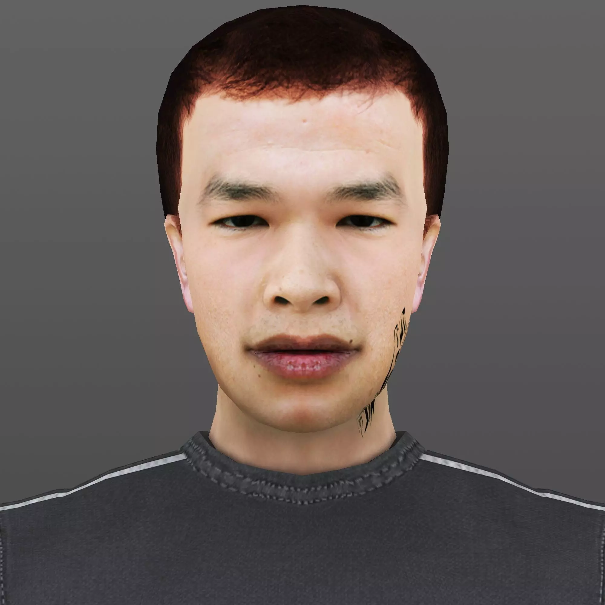 MAN 26 - WITH 250 ANIMATIONS Low-poly 3D model