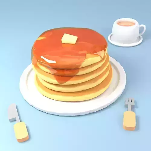 Pancake and tea