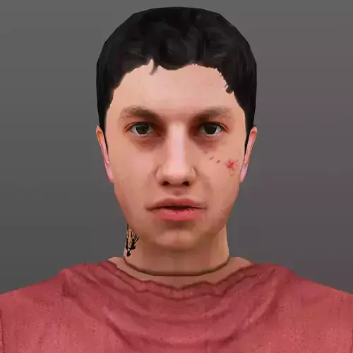 MAN 29 - WITH 250 ANIMATIONS Low-poly 3D model