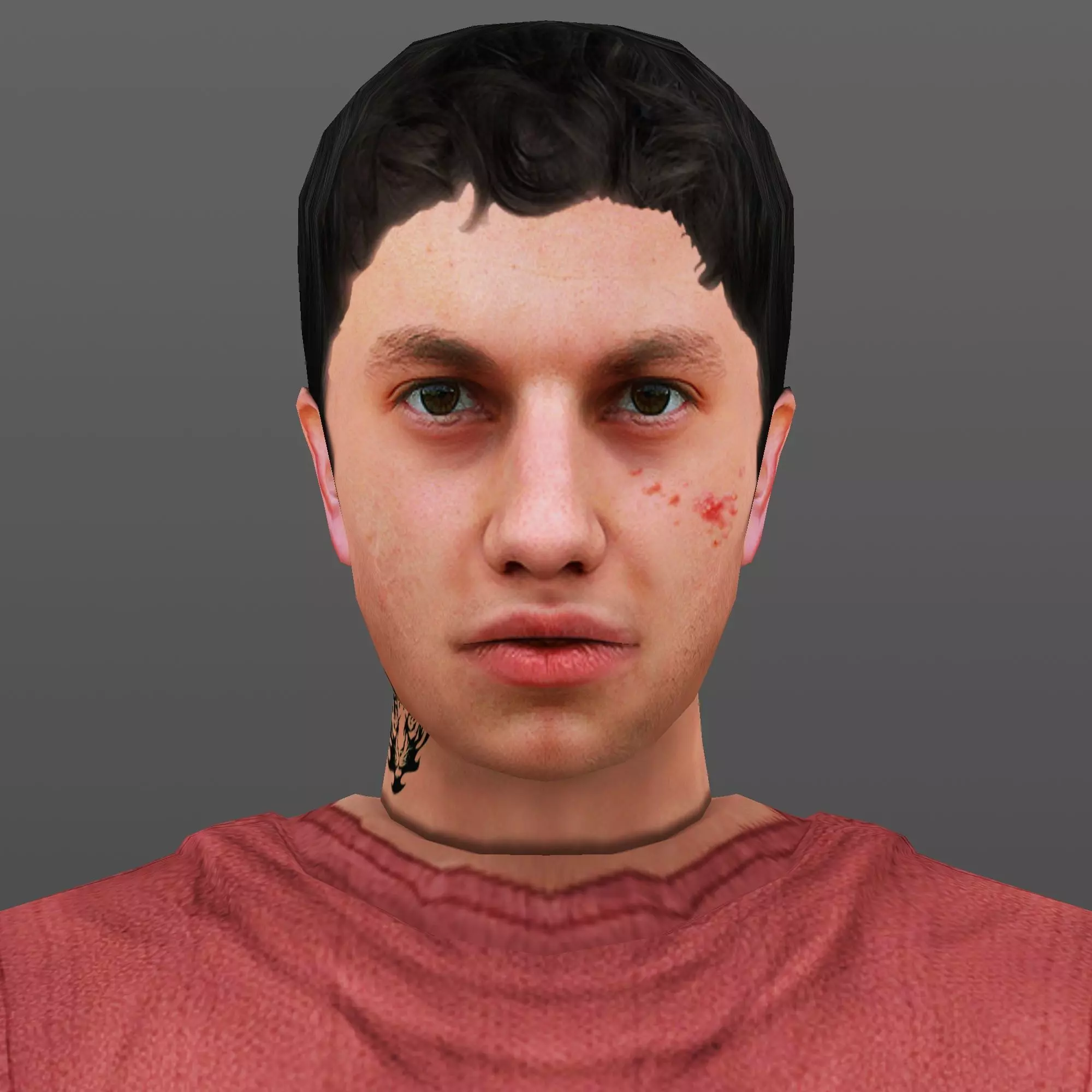 MAN 29 - WITH 250 ANIMATIONS Low-poly 3D model