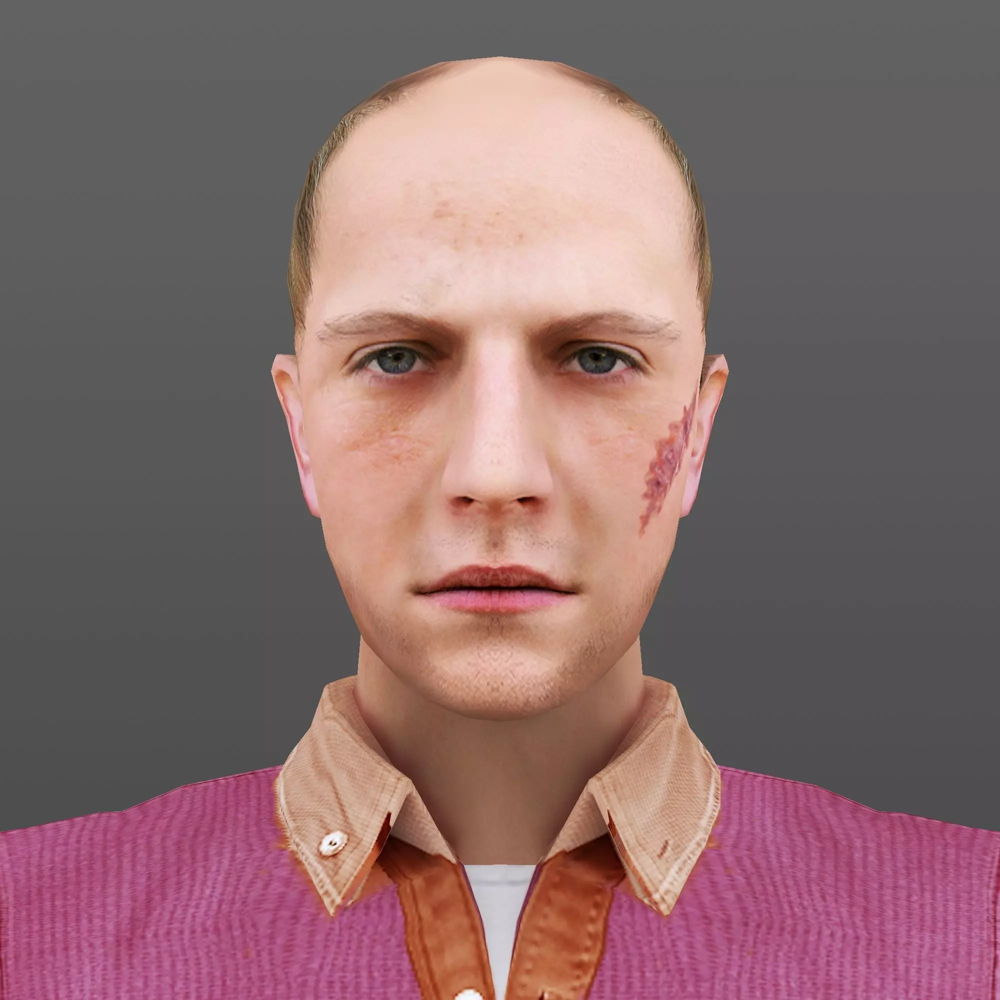 MAN 31 - WITH 250 ANIMATIONS Low-poly 3D model