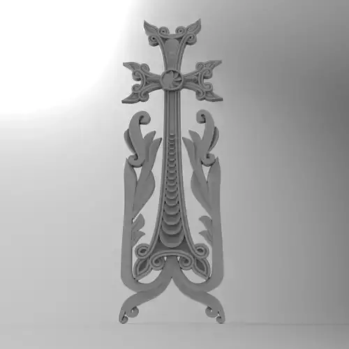 The cross of Armenian  3D print model