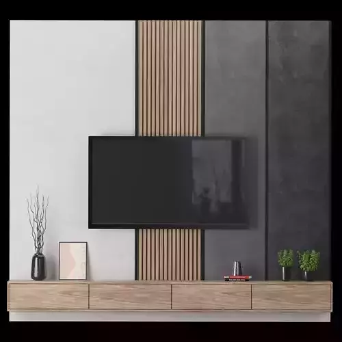 Modern TV Wall 34