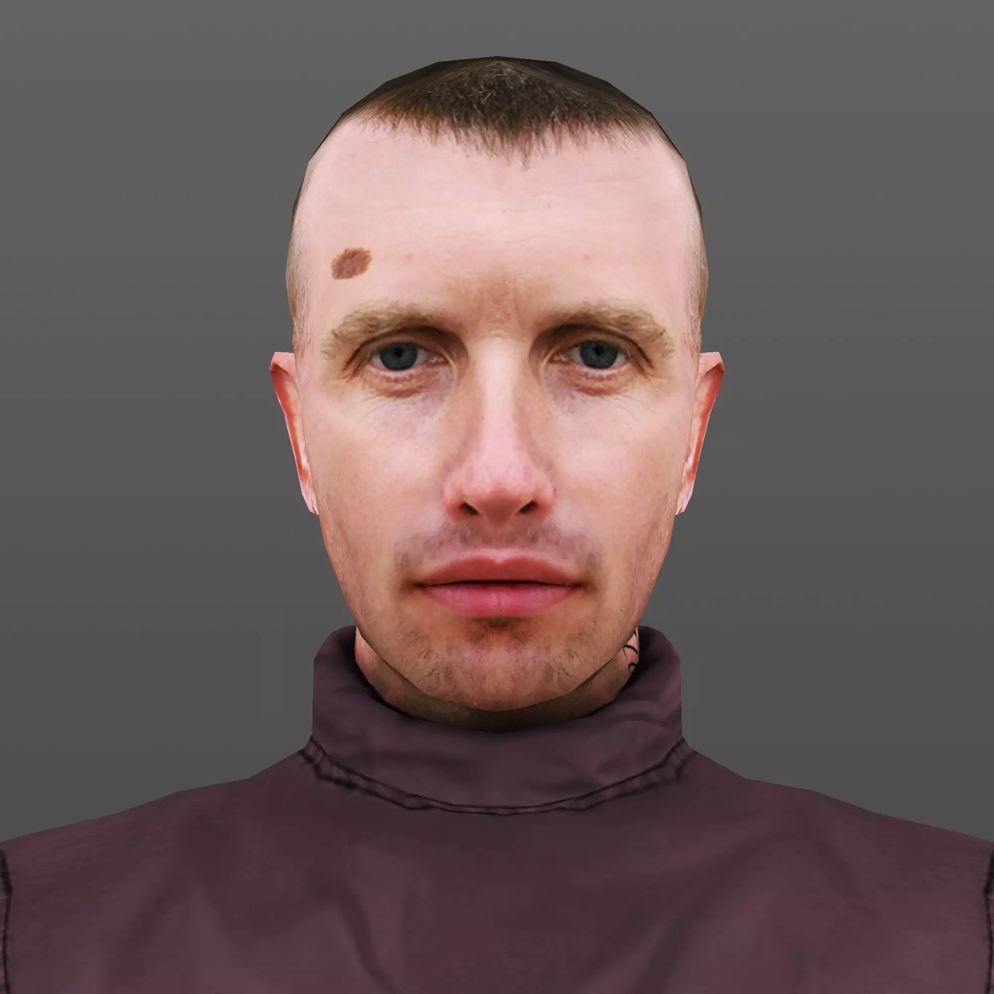 MAN 32 - WITH 250 ANIMATIONS Low-poly 3D model
