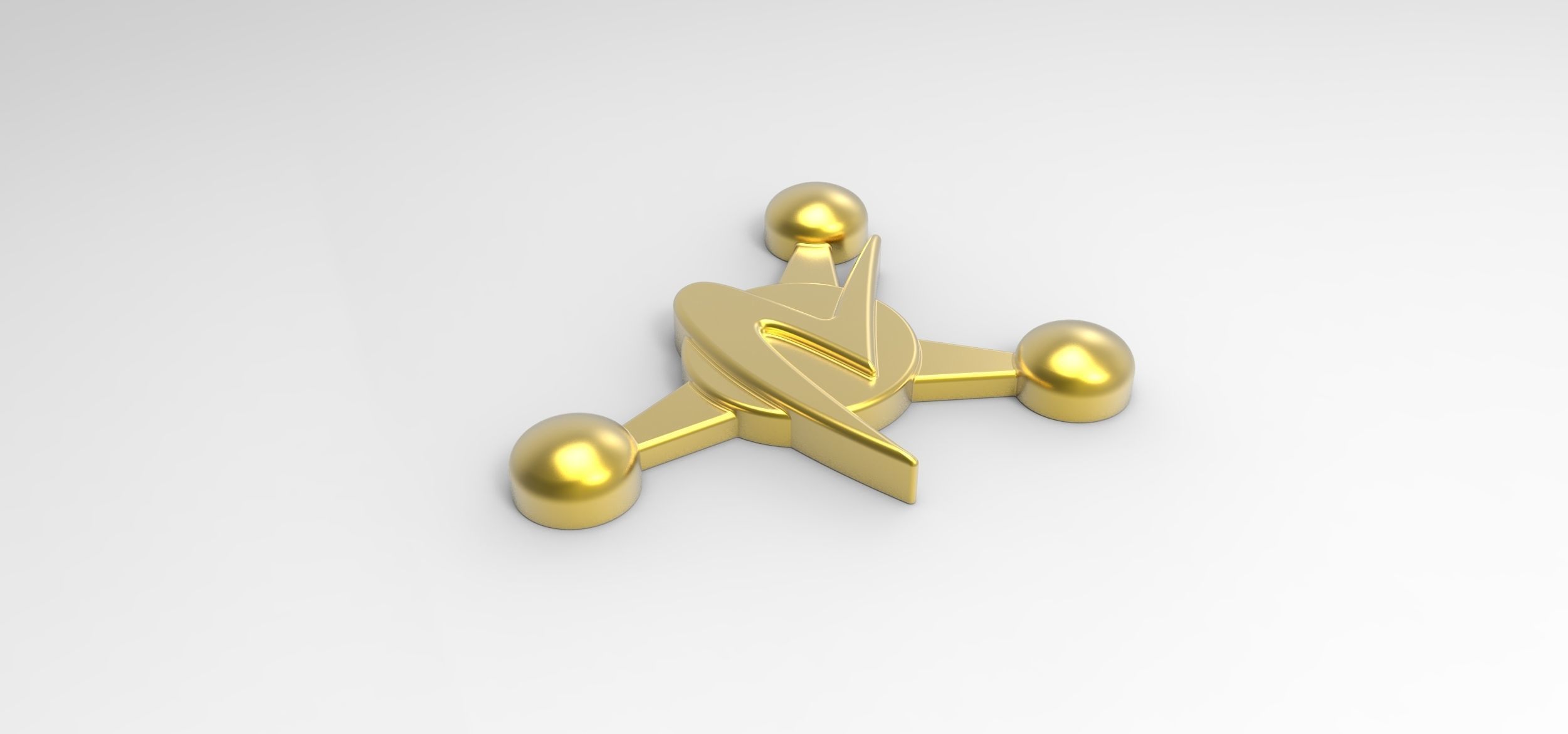 Council of Ricks badge 3D print model_7