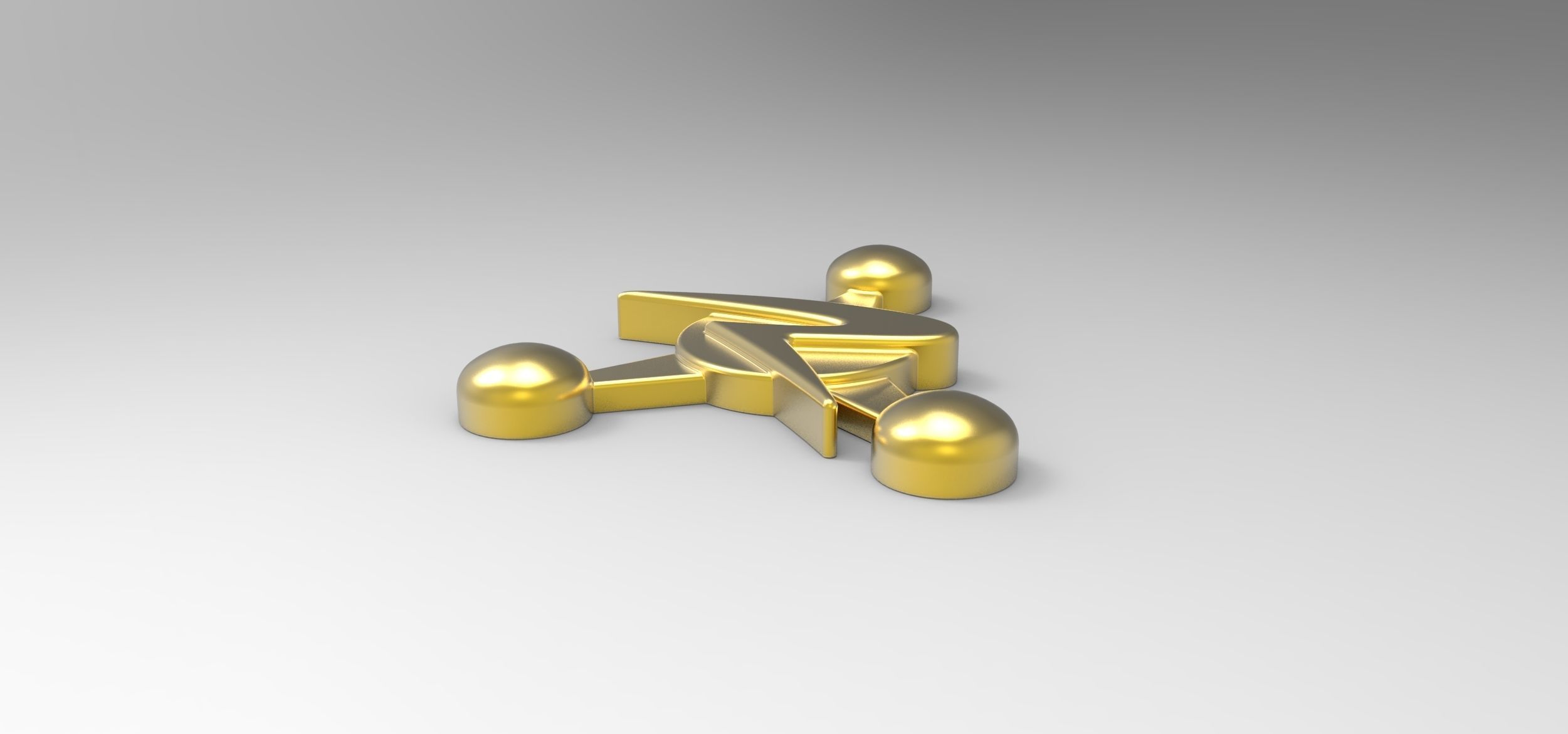 Council of Ricks badge 3D print model_1