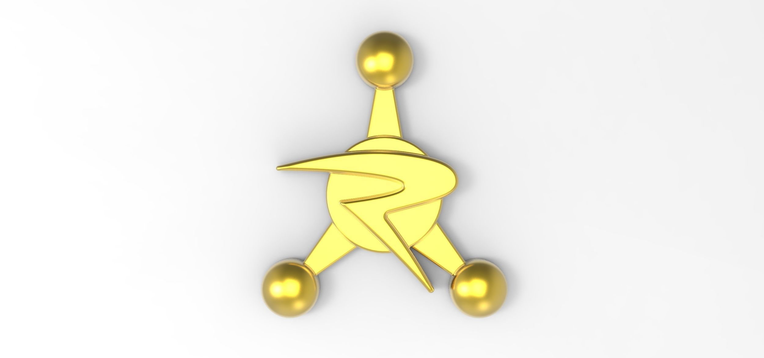 Council of Ricks badge 3D print model_4