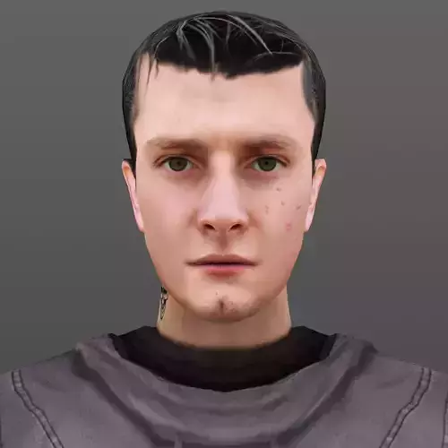 MAN 33 - WITH 250 ANIMATIONS Low-poly 3D model