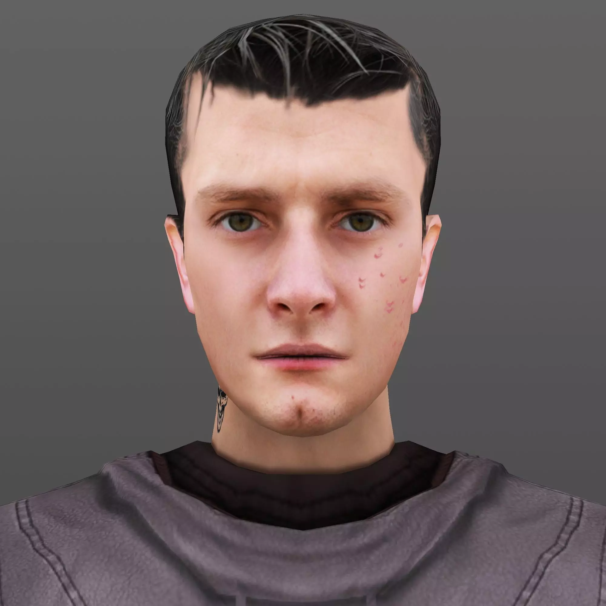 MAN 33 - WITH 250 ANIMATIONS Low-poly 3D model
