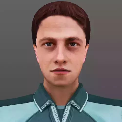 MAN 34 - WITH 250 ANIMATIONS Low-poly 3D model