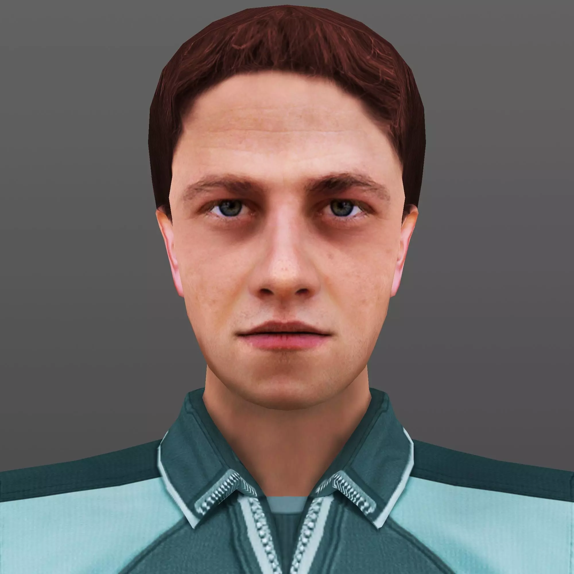 MAN 34 - WITH 250 ANIMATIONS Low-poly 3D model