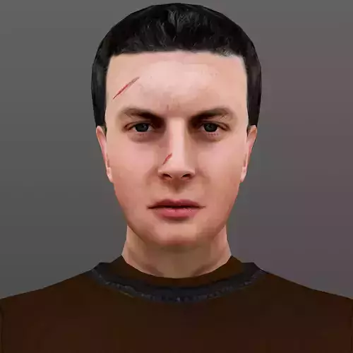 MAN 35 - WITH 250 ANIMATIONS Low-poly 3D model