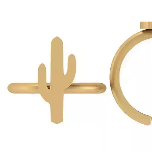 3d-model Cactus  ring