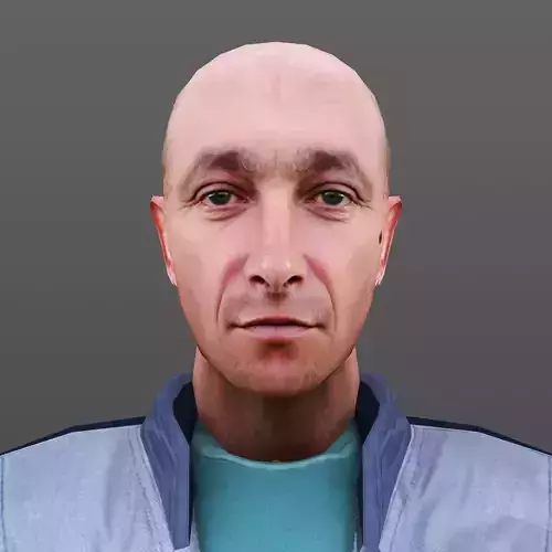 MAN 36 - WITH 250 ANIMATIONS Low-poly 3D model
