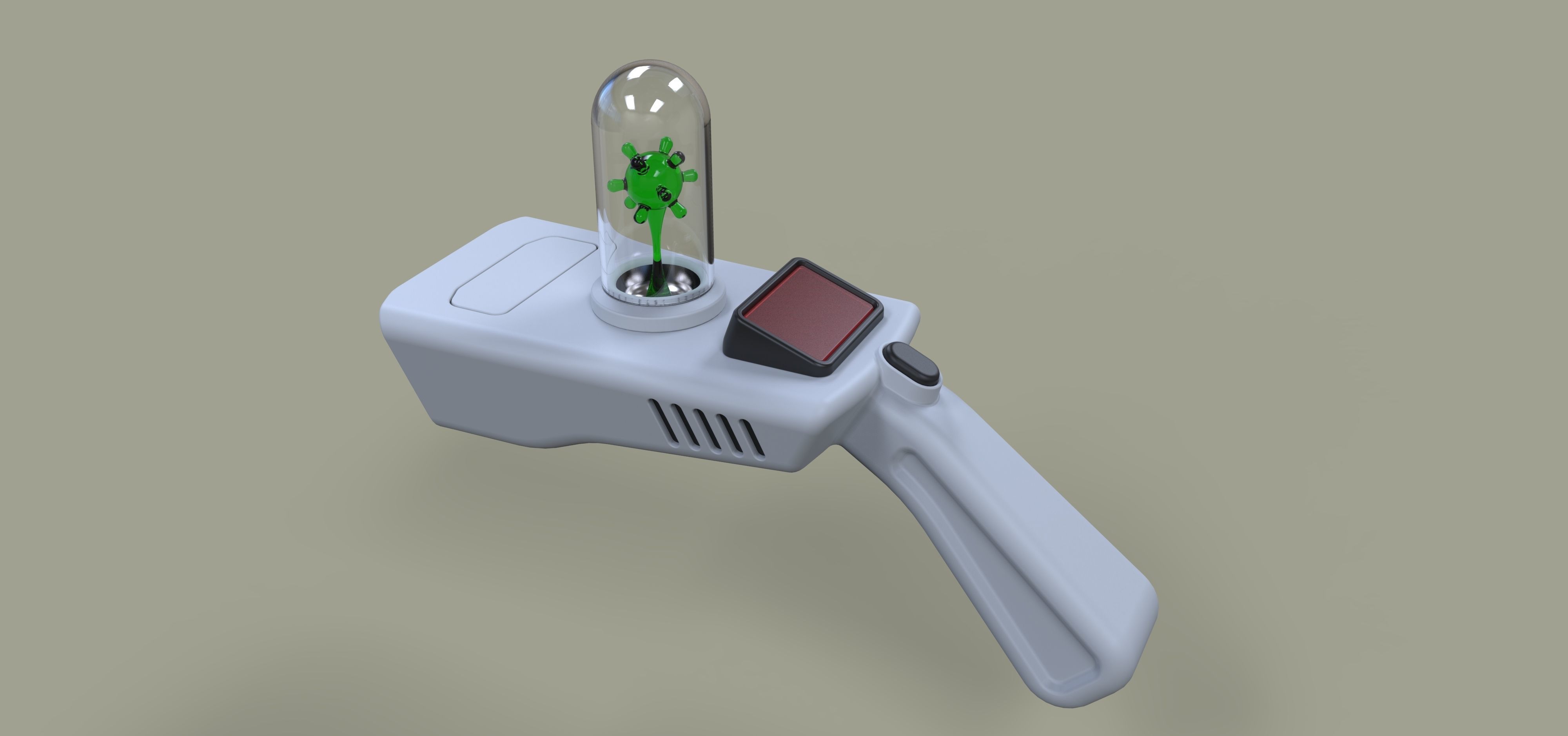 Concept of Portal gun from Rick and Morty 3D model_10