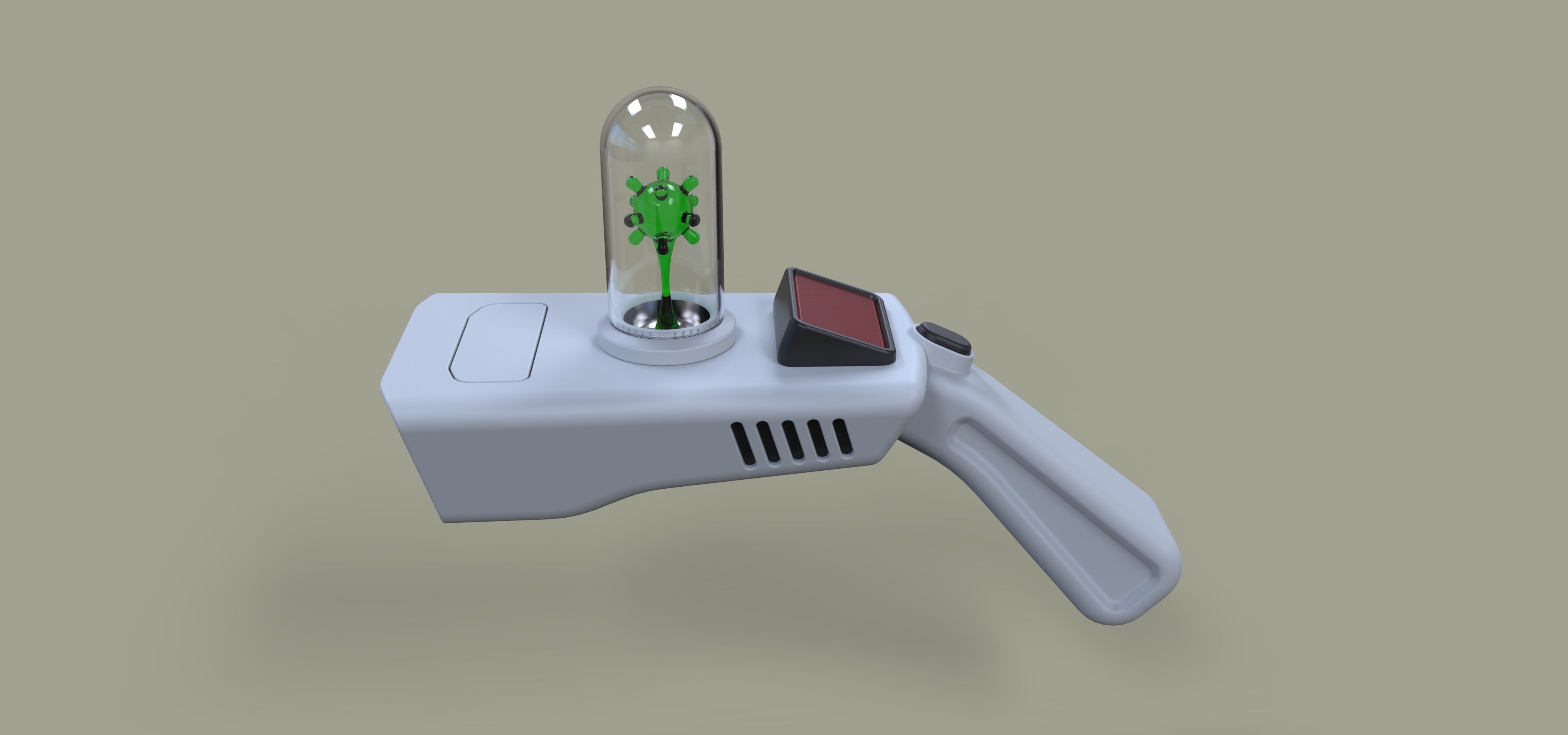 Concept of Portal gun from Rick and Morty 3D model_7
