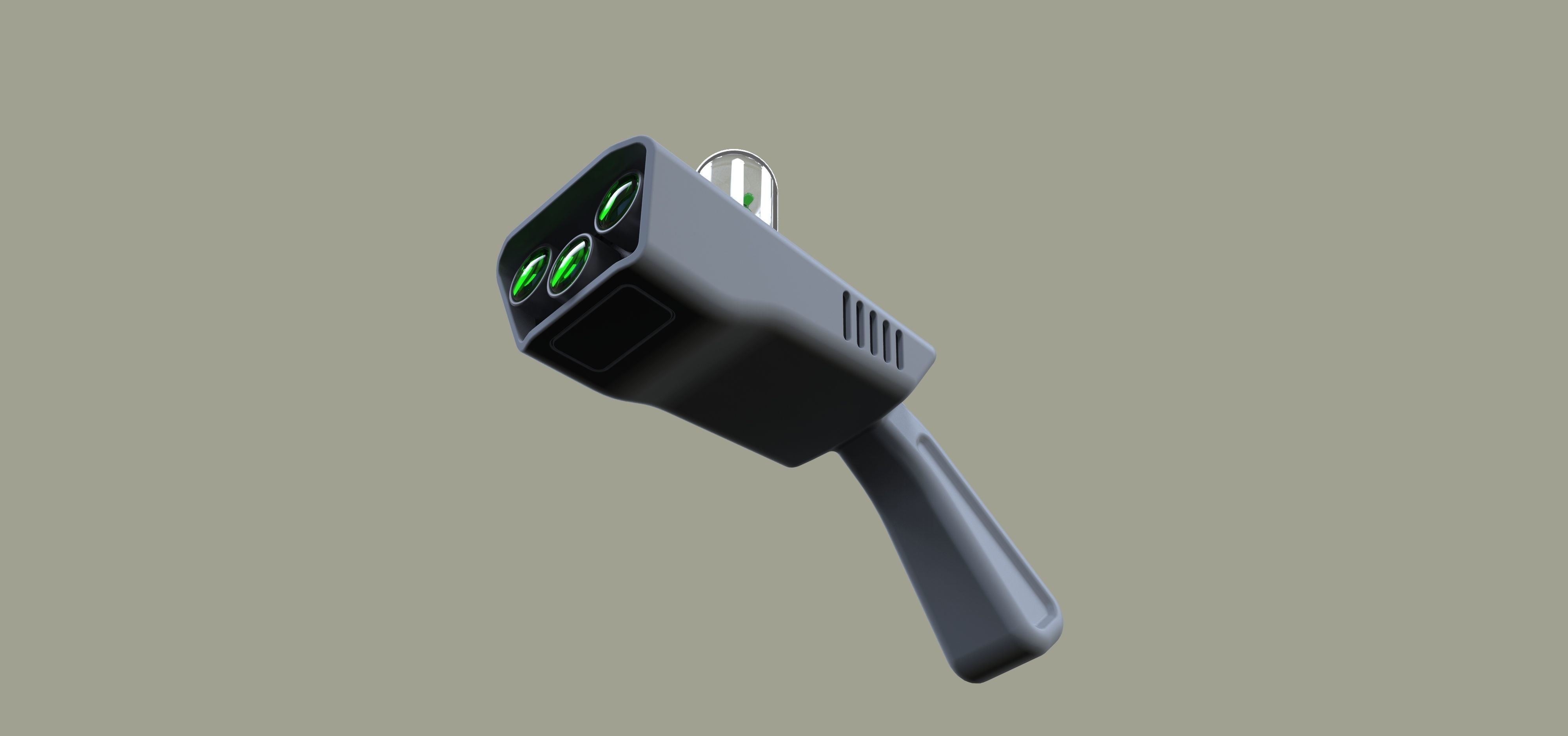Concept of Portal gun from Rick and Morty 3D model_14