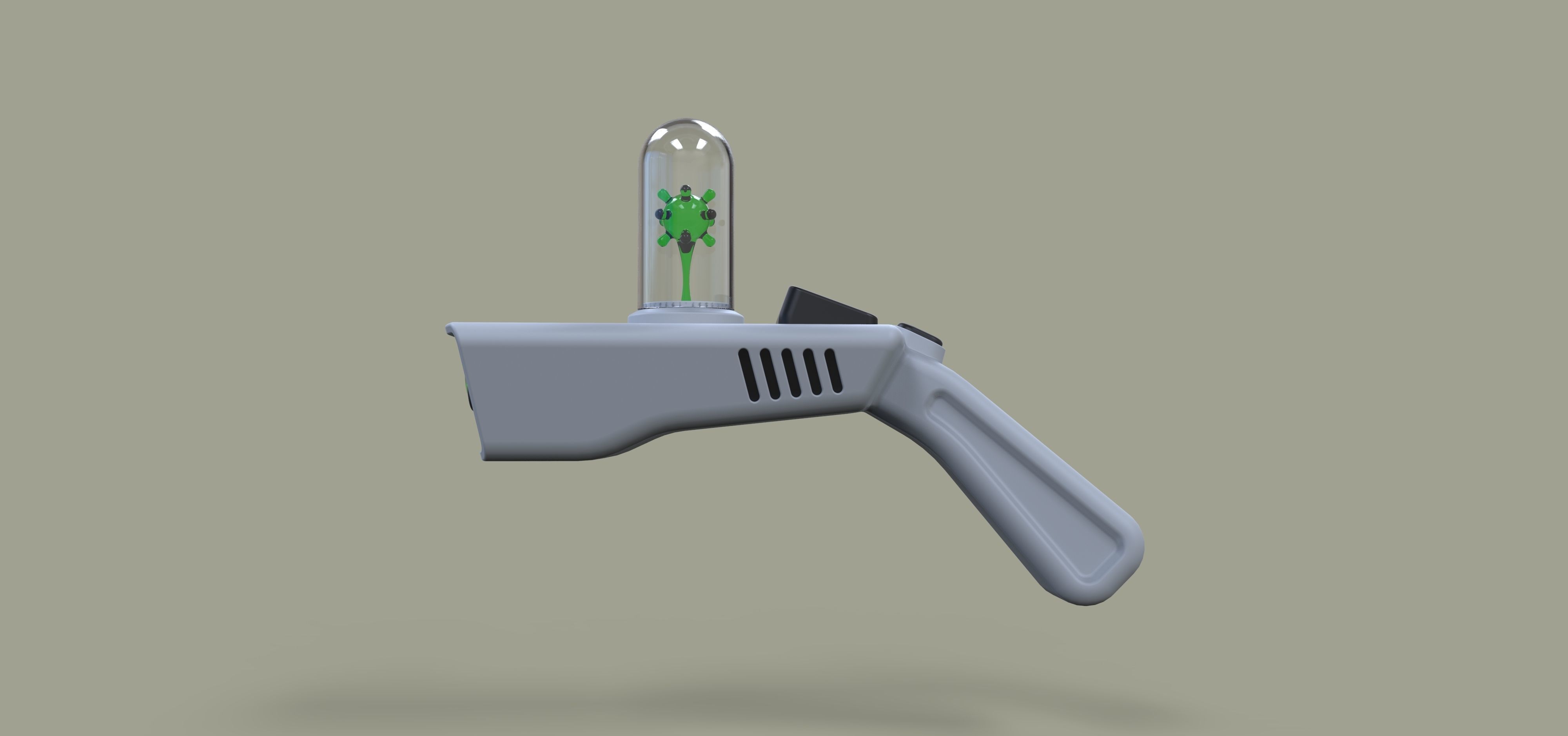 Concept of Portal gun from Rick and Morty 3D model_6