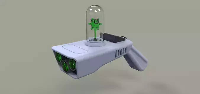 Concept of Portal gun from Rick and Morty