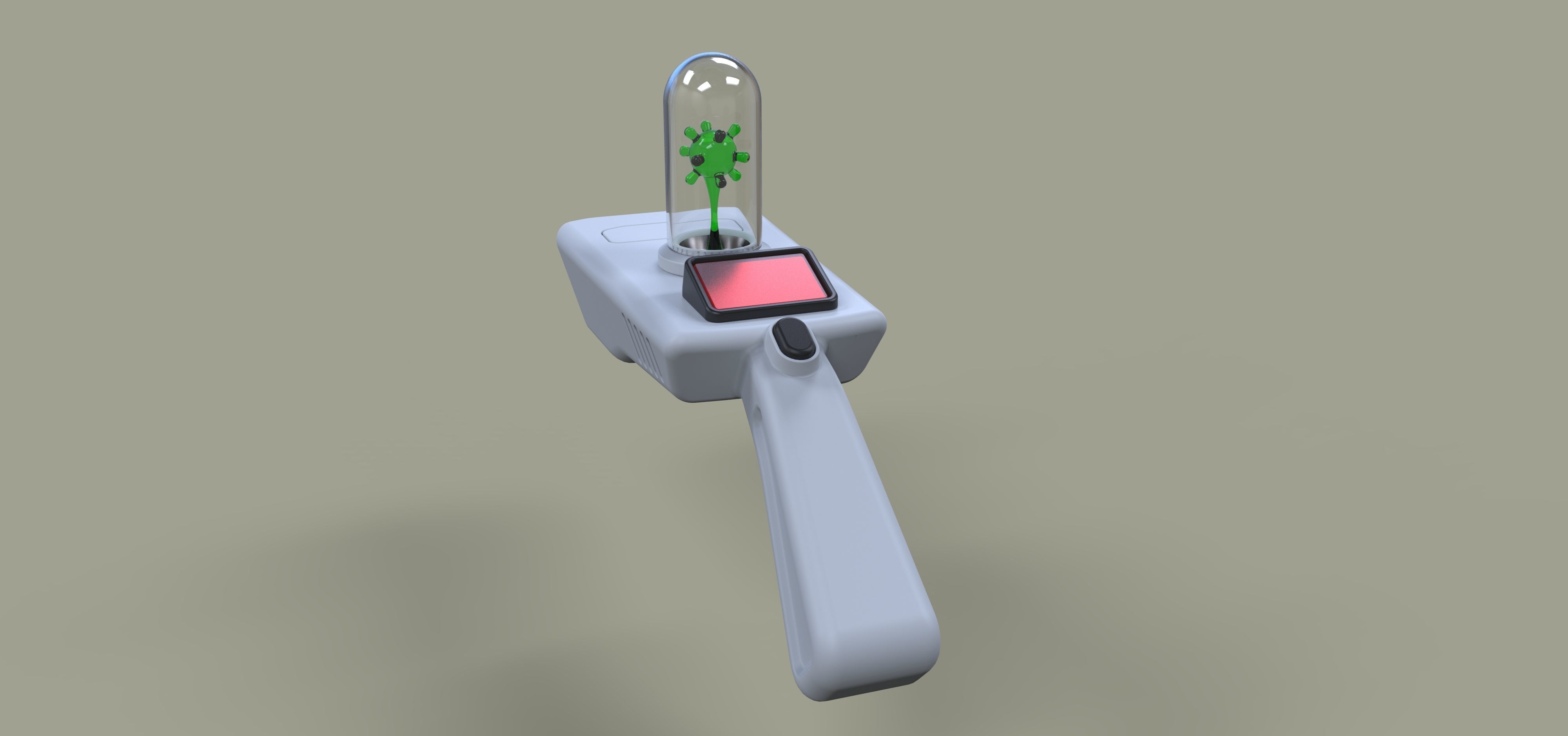 Concept of Portal gun from Rick and Morty 3D model_12