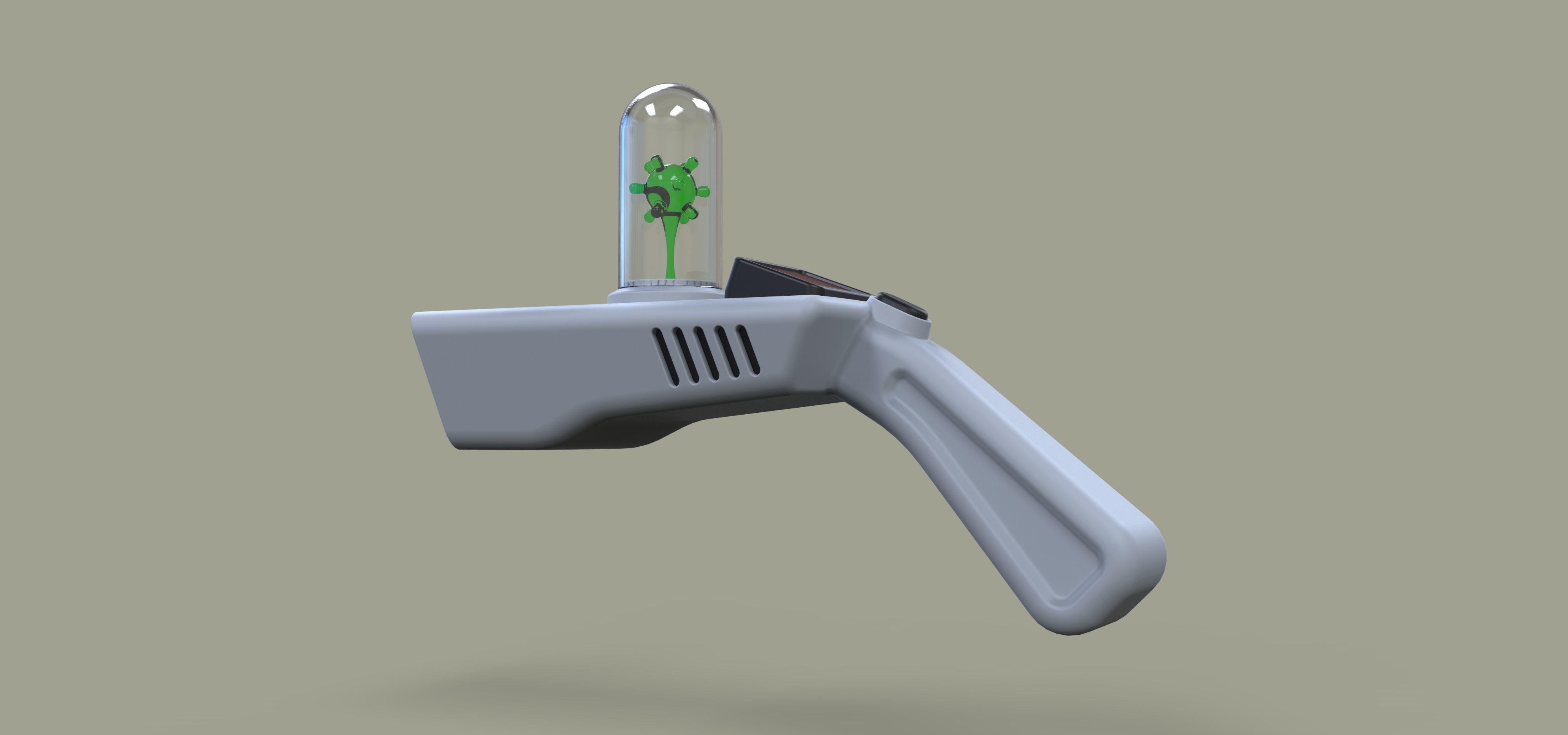 Concept of Portal gun from Rick and Morty 3D model_11