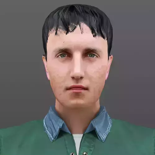 MAN 39 - WITH 250 ANIMATIONS Low-poly 3D model