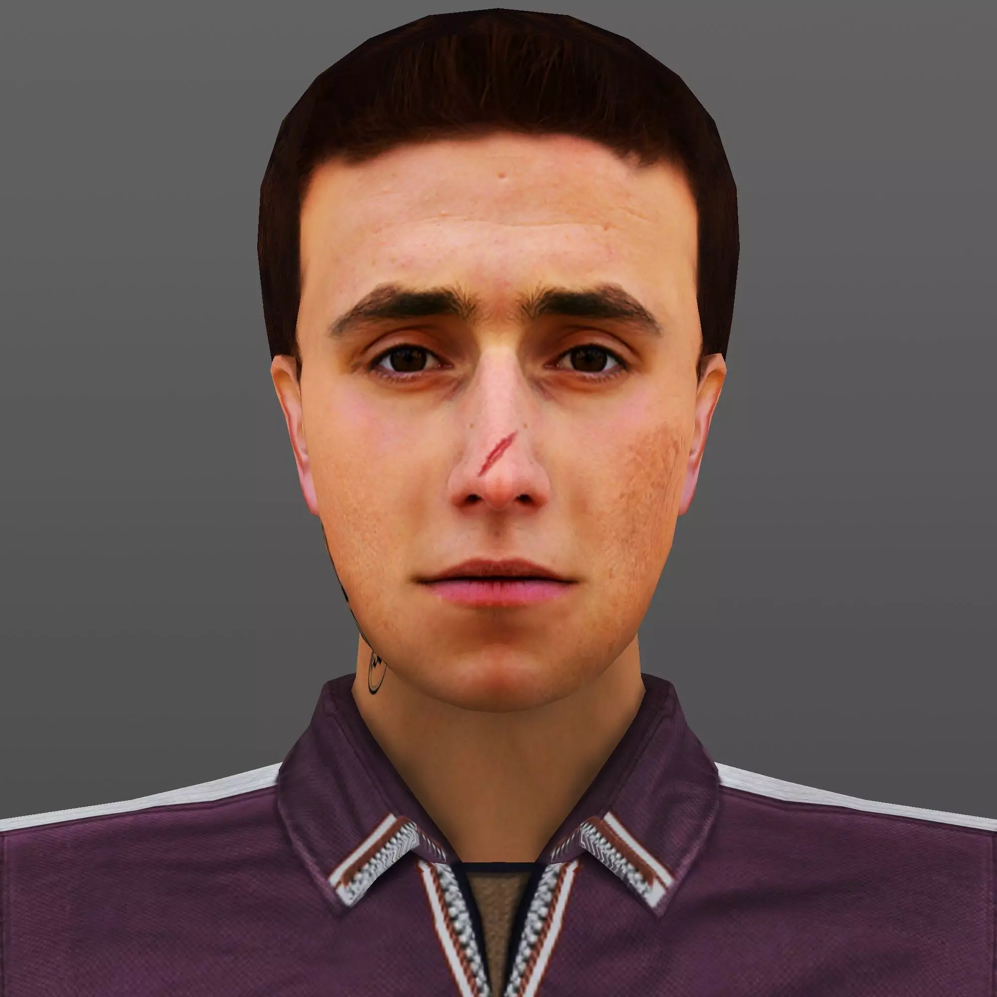 MAN 41 - WITH 250 ANIMATIONS Low-poly 3D model