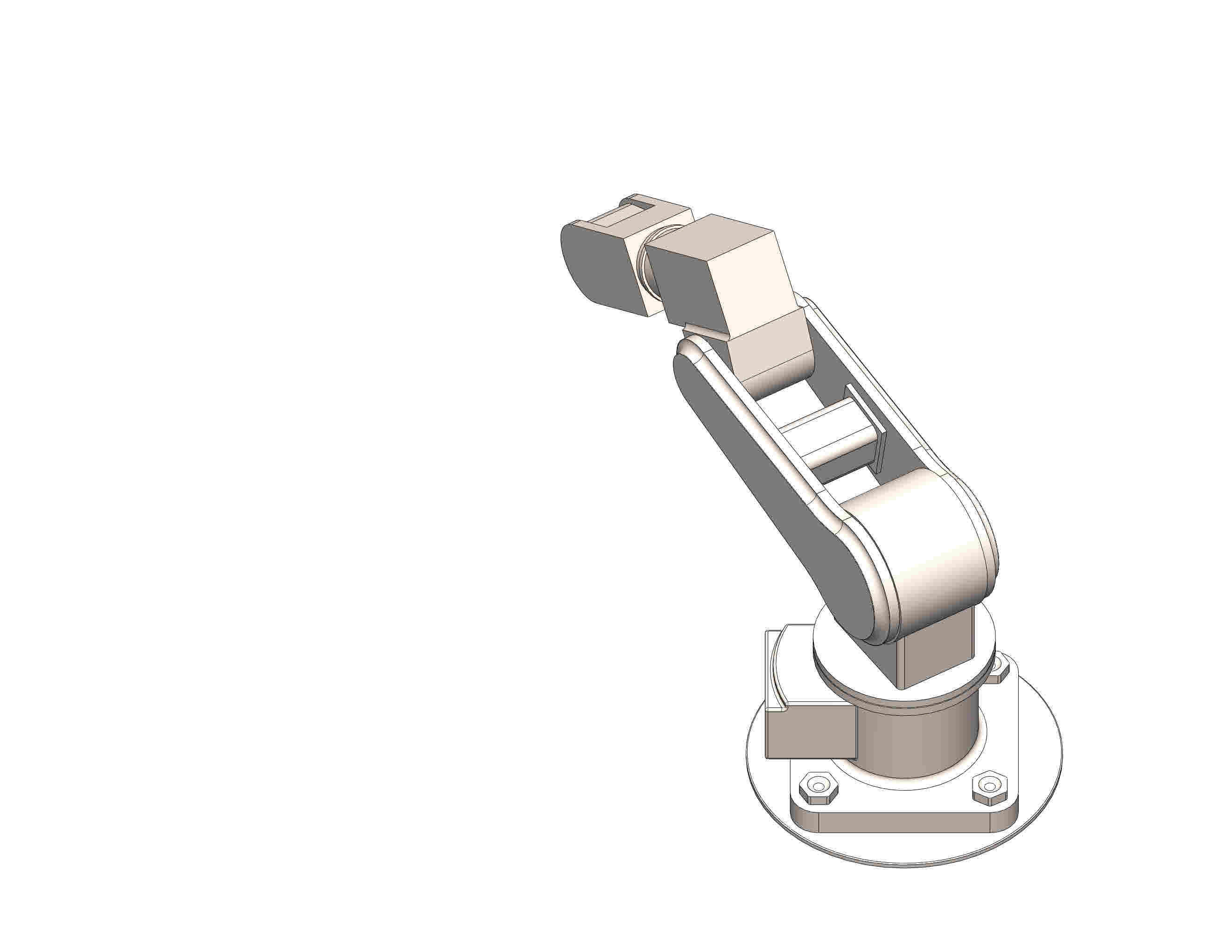 ROBOT ARM 3D print model_4