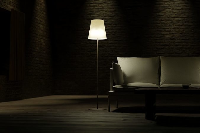 Stand Light Free 3D model