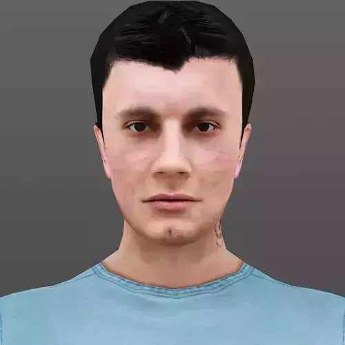 MAN 43 - WITH 250 ANIMATIONS Low-poly 3D model