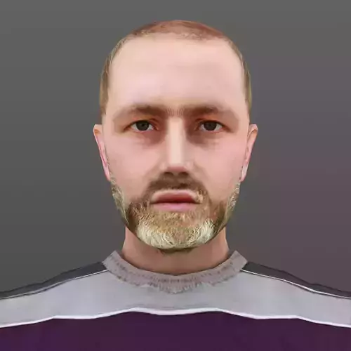 MAN 44 - WITH 250 ANIMATIONS Low-poly 3D model