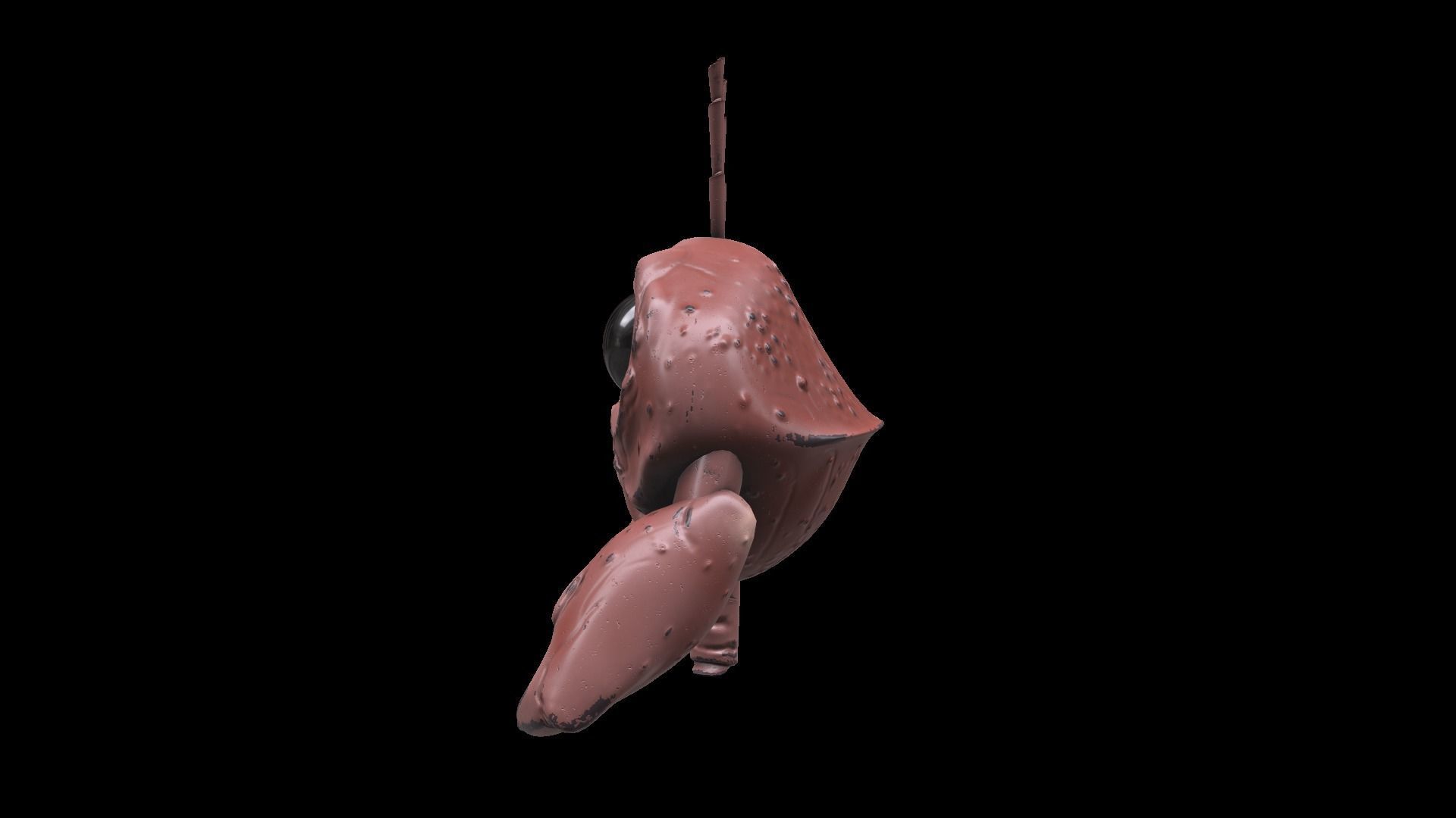 Cartoon Mr Crab Low-poly 3D model_10