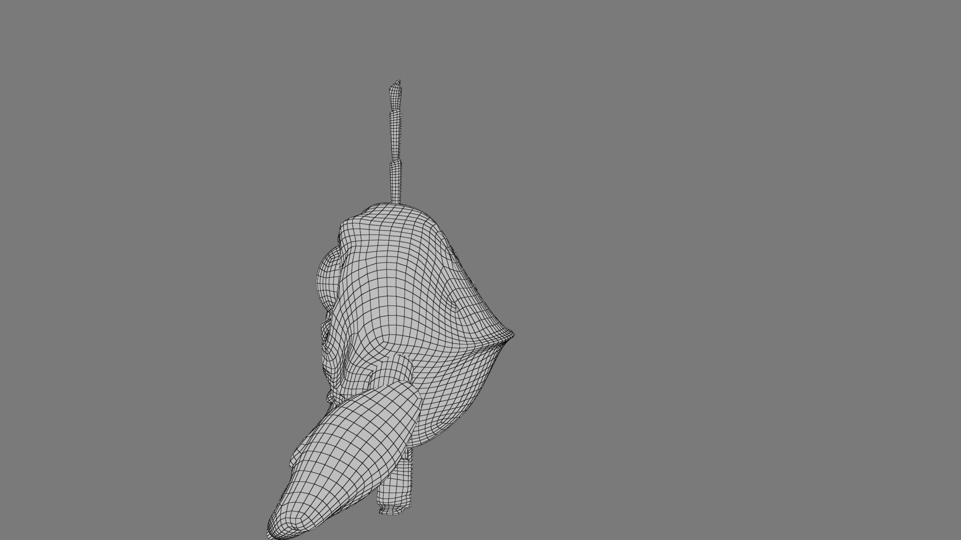 Cartoon Mr Crab Low-poly 3D model_19