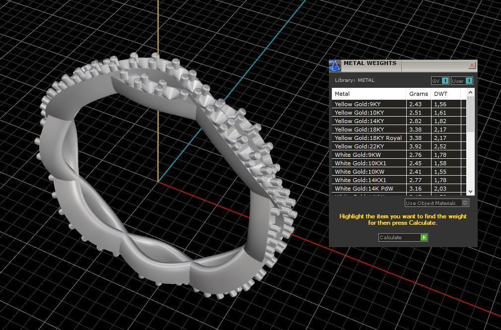 Women Ring 3D print model_5