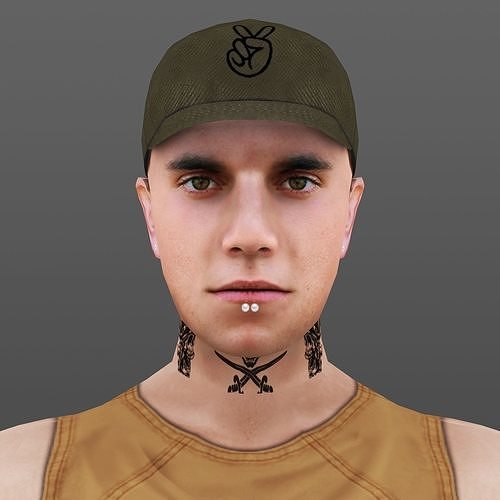 MAN 50 - WITH 250 ANIMATIONS Low-poly 3D model