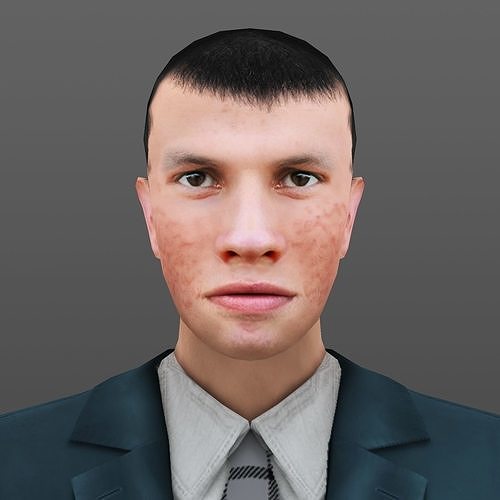 MAN 52 - WITH 250 ANIMATIONS Low-poly 3D model