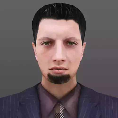 MAN 54 - WITH 250 ANIMATIONS Low-poly 3D model