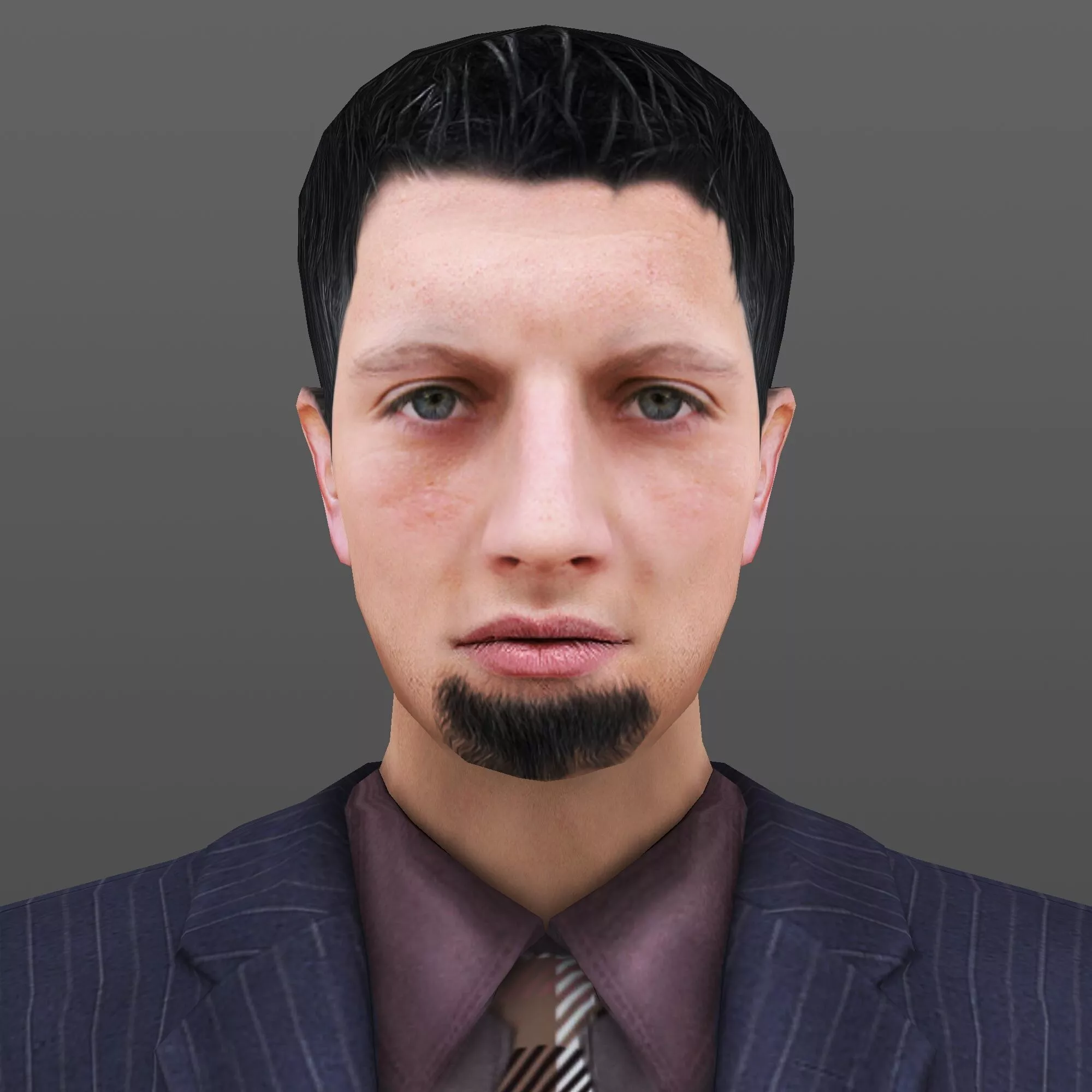 MAN 54 - WITH 250 ANIMATIONS Low-poly 3D model