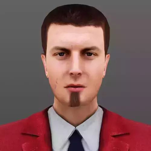 MAN 55 - WITH 250 ANIMATIONS Low-poly 3D model