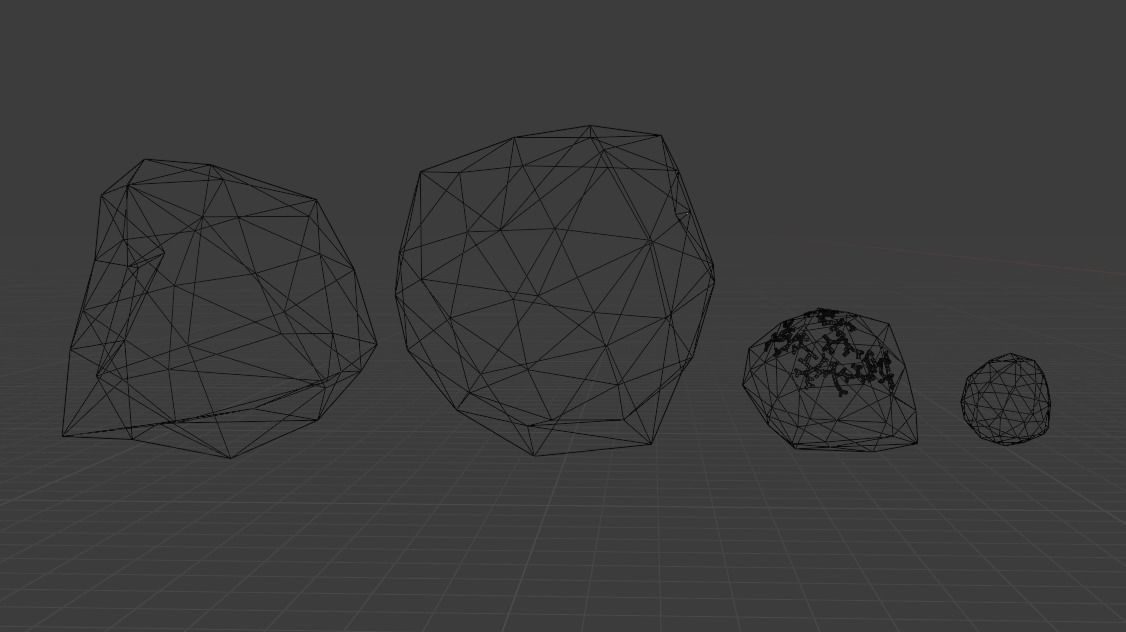 small plants collection Low-poly 3D model_14