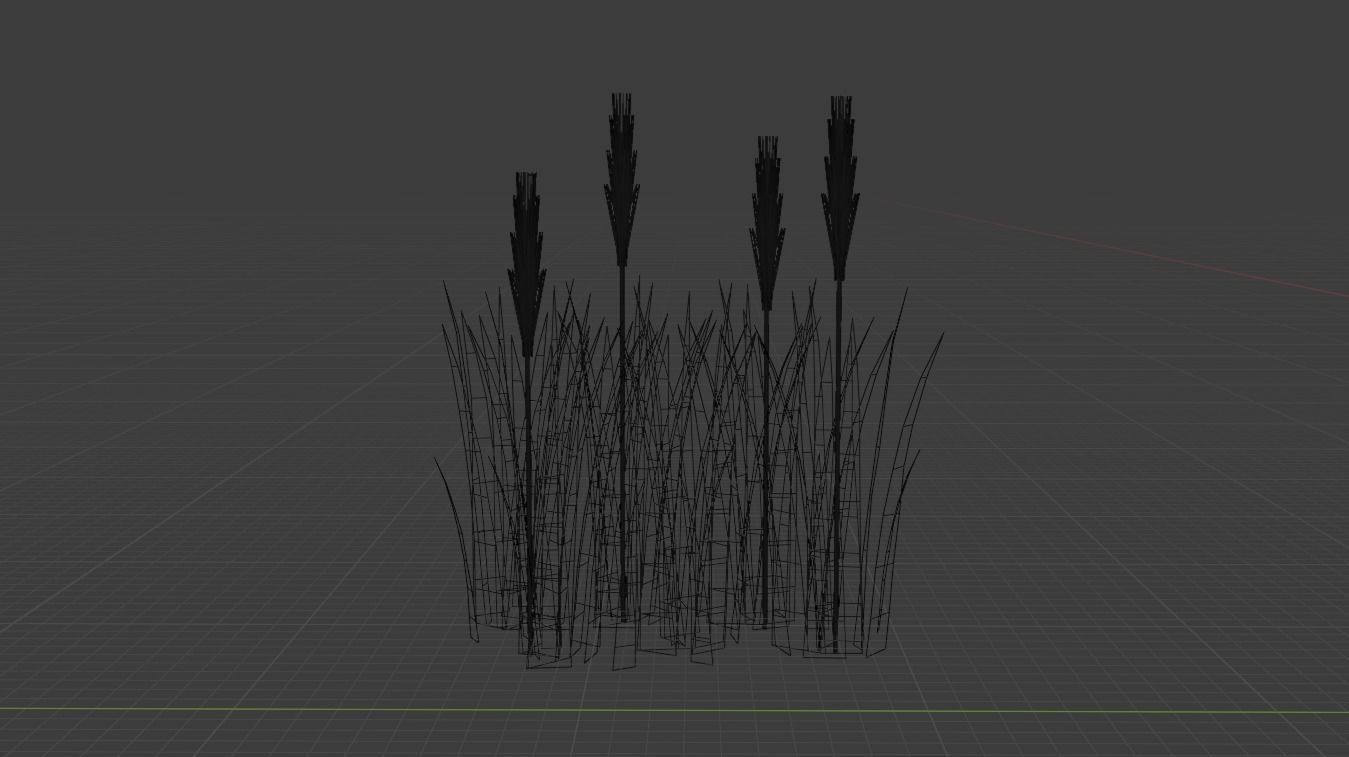 small plants collection Low-poly 3D model_12