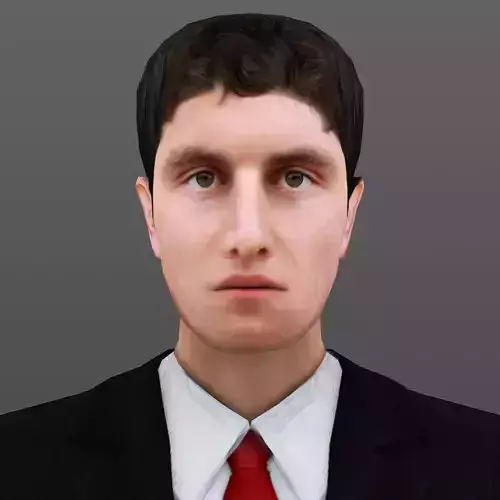 MAN 57 - WITH 250 ANIMATIONS Low-poly 3D model