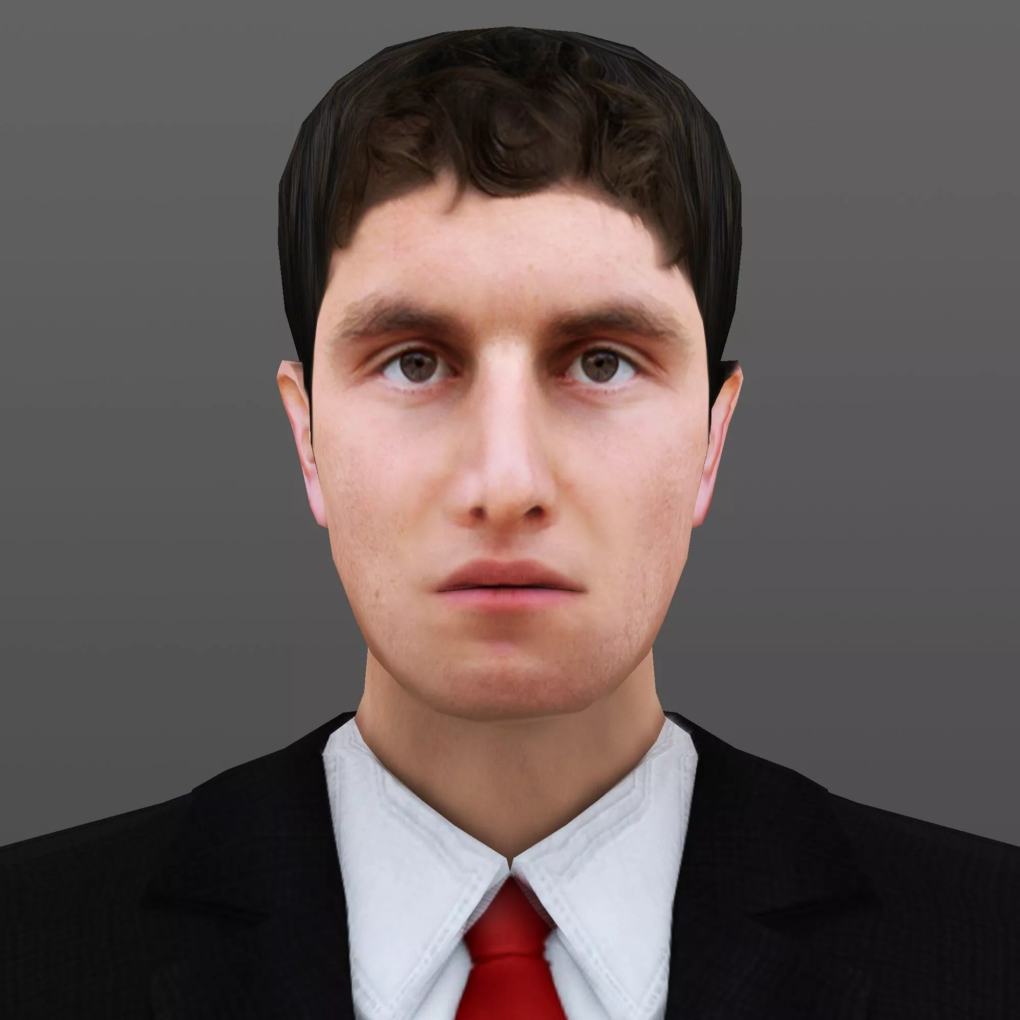 MAN 57 - WITH 250 ANIMATIONS Low-poly 3D model