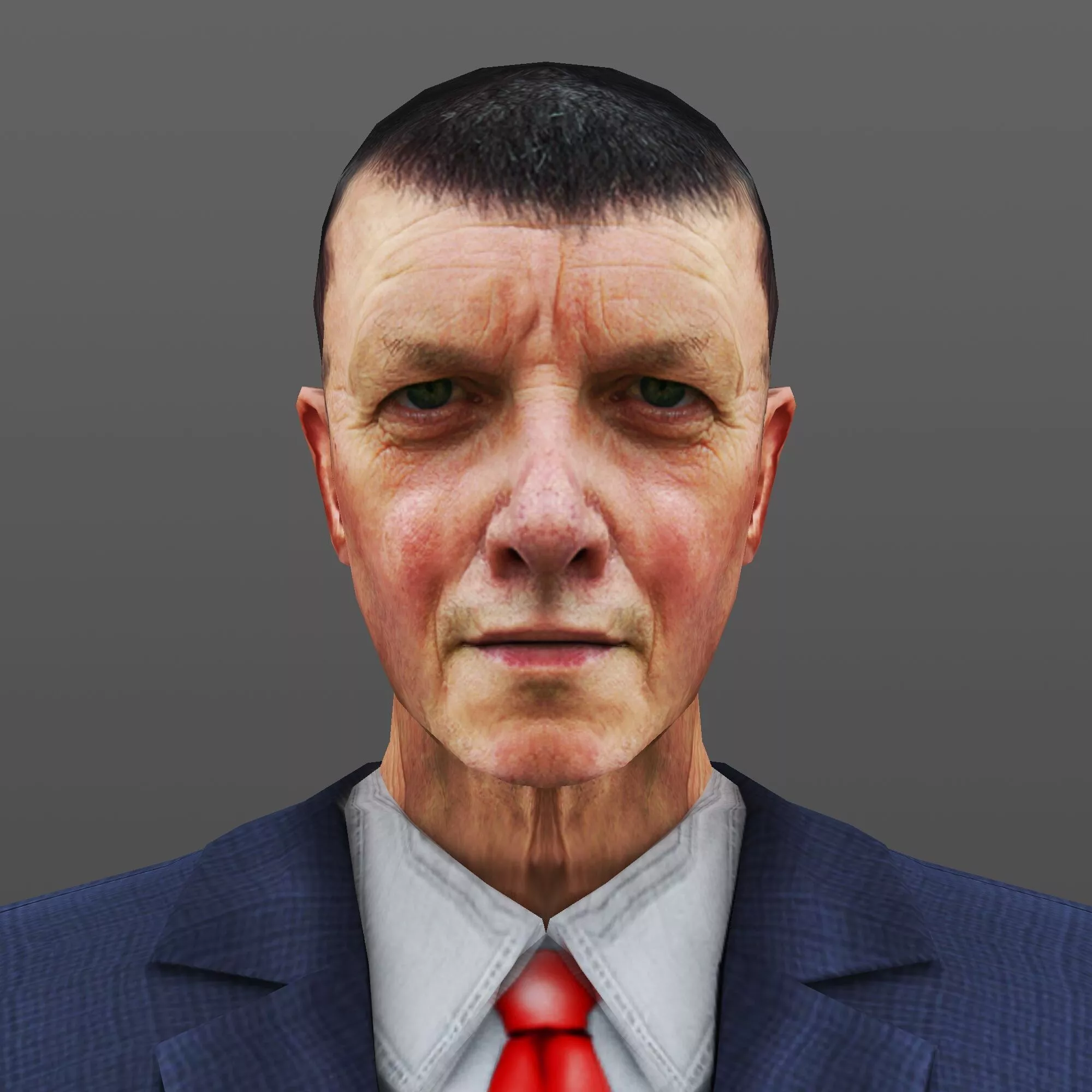 MAN 58 - WITH 250 ANIMATIONS Low-poly 3D model