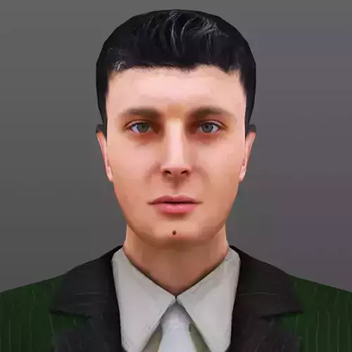 MAN 59 - WITH 250 ANIMATIONS Low-poly 3D model