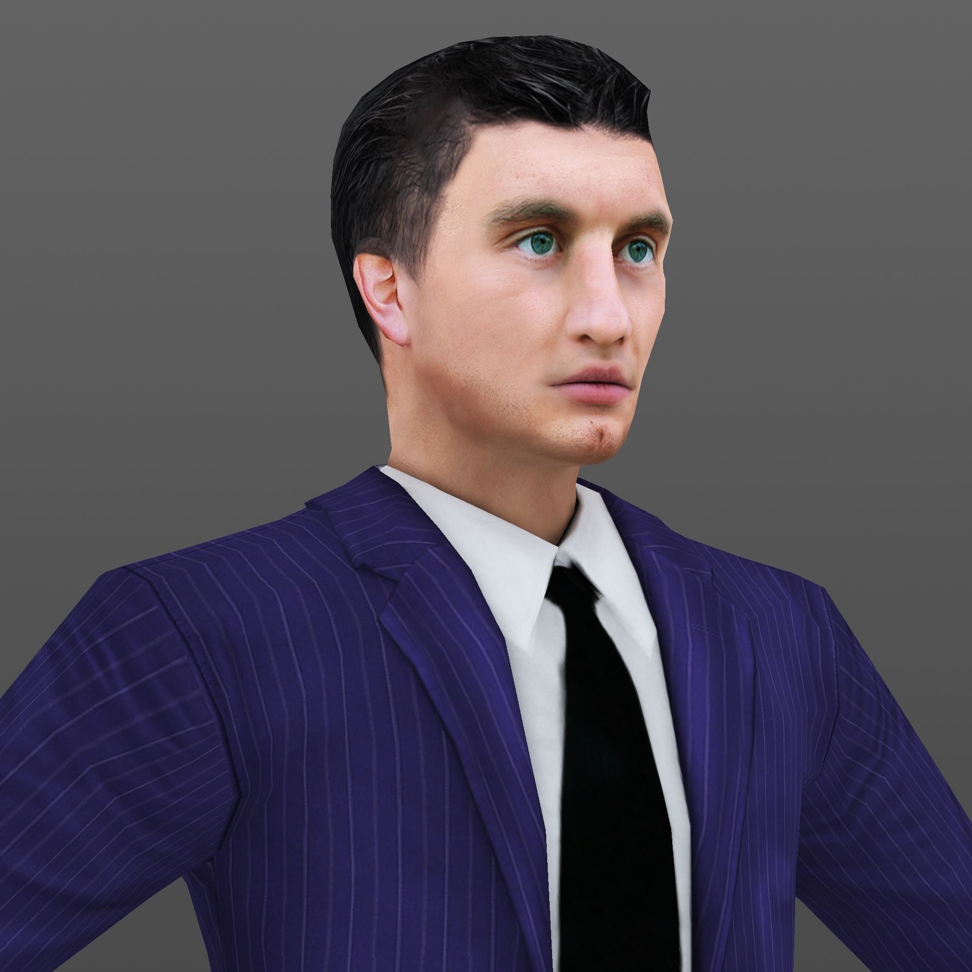 MAN 60 - WITH 250 ANIMATIONS Low-poly 3D model_3