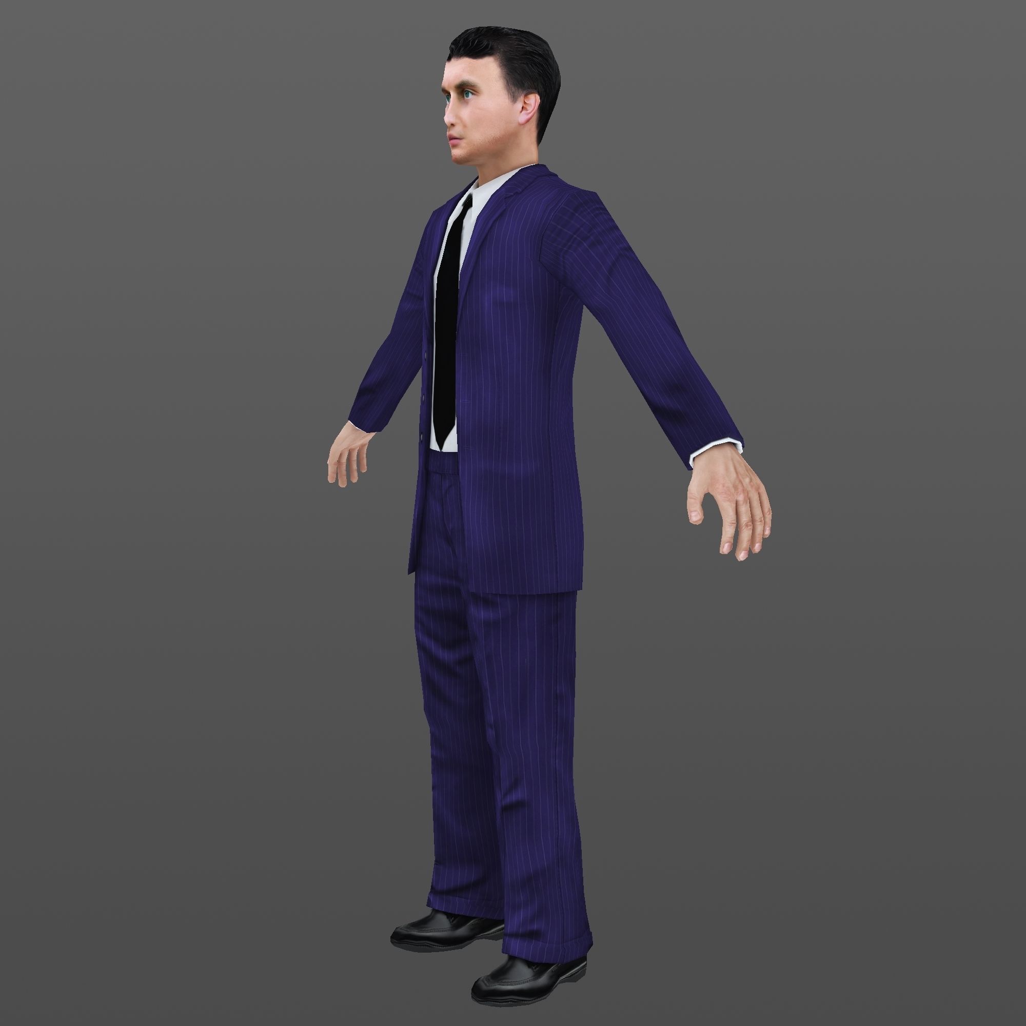 MAN 60 - WITH 250 ANIMATIONS Low-poly 3D model_8