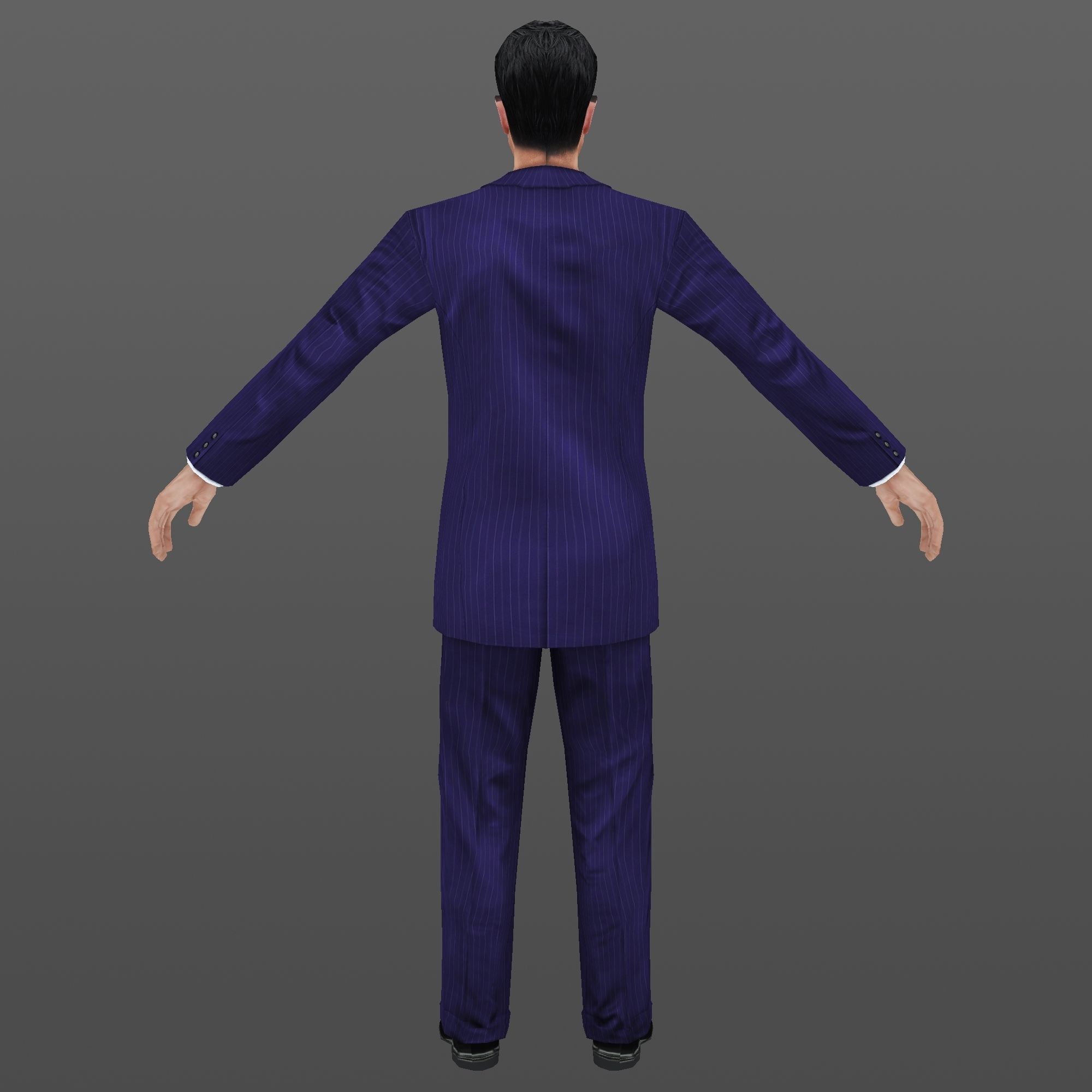 MAN 60 - WITH 250 ANIMATIONS Low-poly 3D model_10