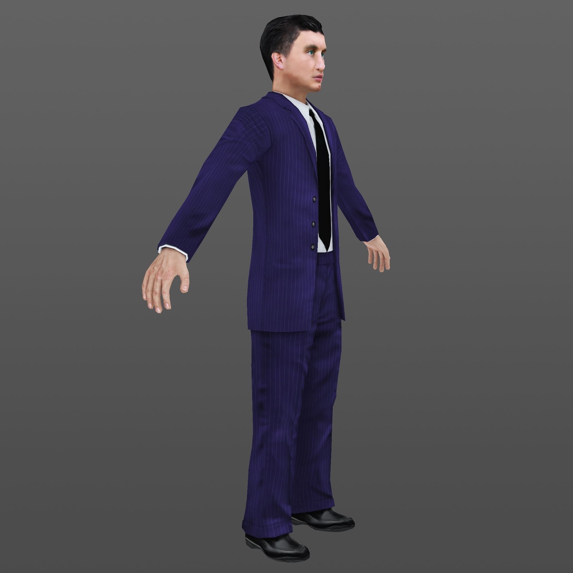 MAN 60 - WITH 250 ANIMATIONS Low-poly 3D model_9