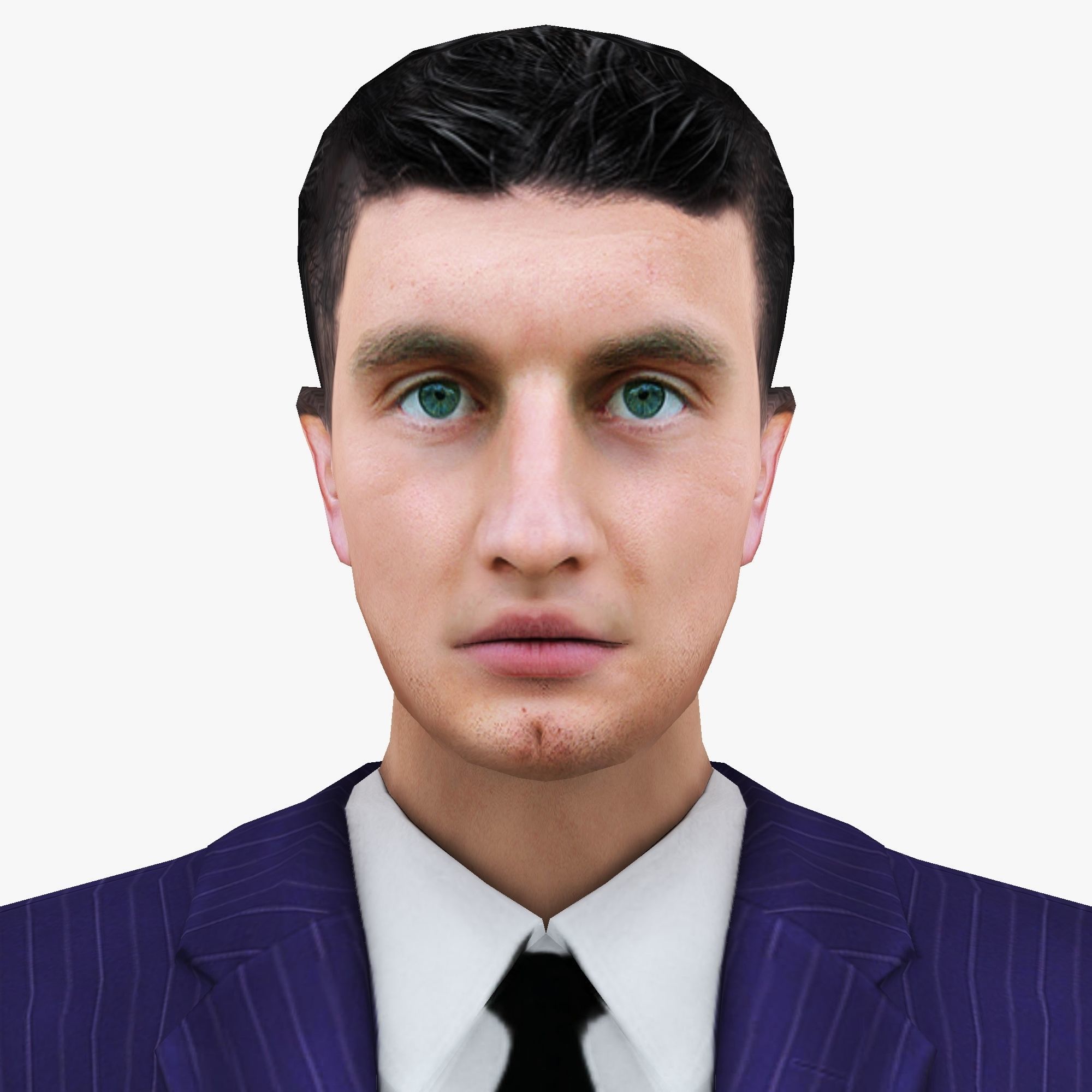 MAN 60 - WITH 250 ANIMATIONS Low-poly 3D model_7